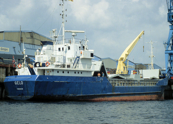 Photograph of the vessel  Gelo pictured at Hamburg on 9th June 1997