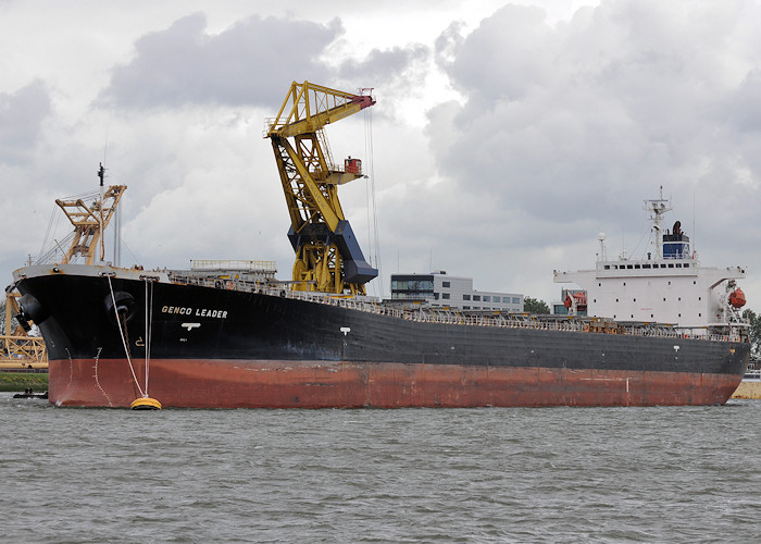 Photograph of the vessel  Genco Leader pictured in Waalhaven, Rotterdam on 24th June 2012