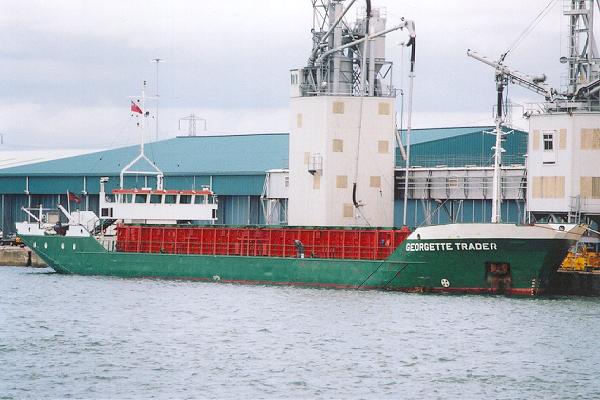 Photograph of the vessel  Georgette Trader pictured in Southampton on 22nd July 2001