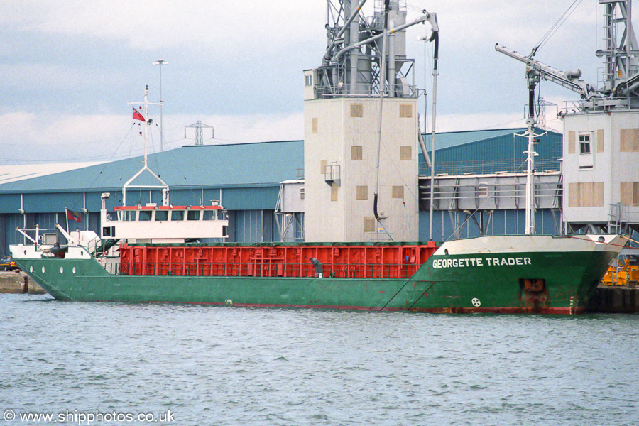 Photograph of the vessel  Georgette Trader pictured in Southampton on 22nd July 2001