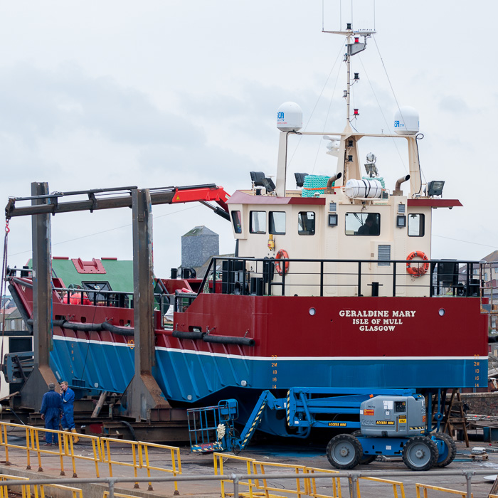  Geraldine Mary pictured at Macduff on 5th May 2014