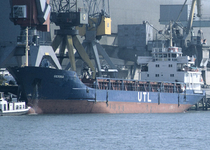  Gerina pictured in Seinehaven, Rotterdam on 27th September 1992