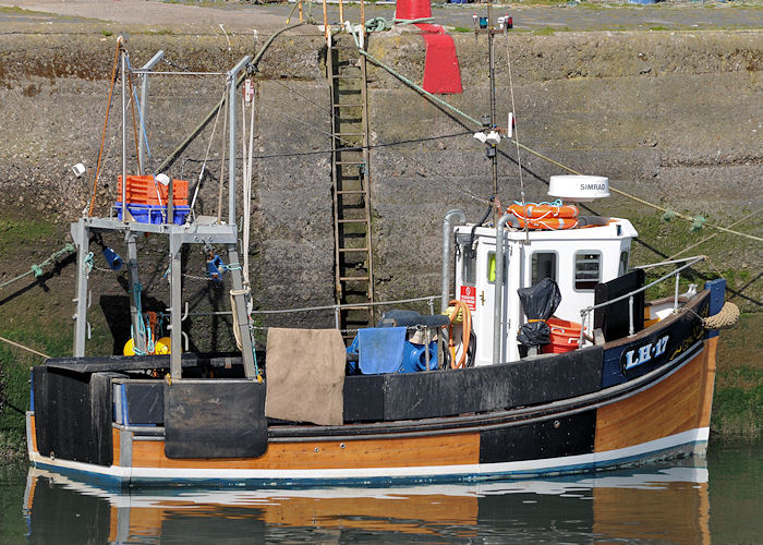 Photograph of the vessel fv Girl Lauren pictured at Port Seton on 17th May 2013