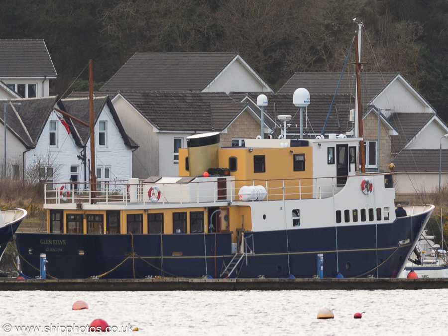 Photograph of the vessel  Glen Etive pictured at Sandbank on 24th March 2023