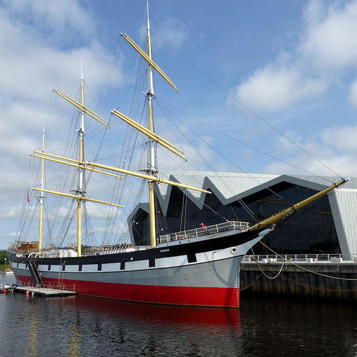 Photograph of the vessel  Glenlee pictured at Glasgow on 7th July 2013