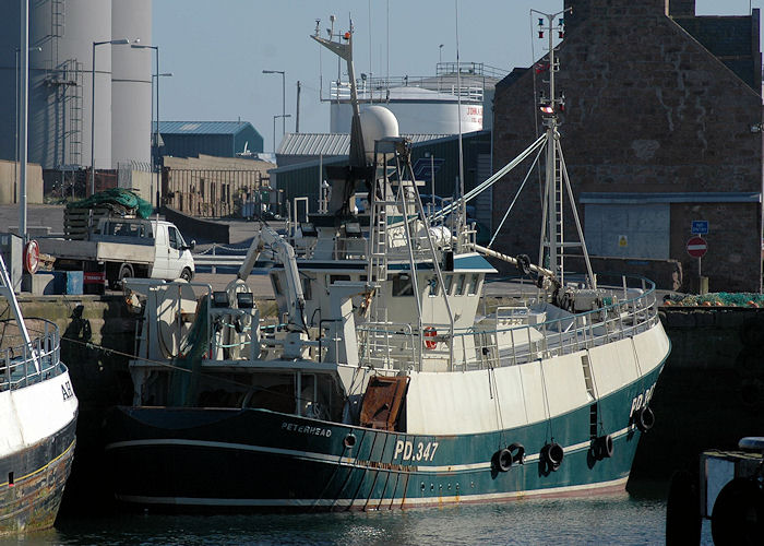 fv Glenugie pictured at Peterhead on 28th April 2011