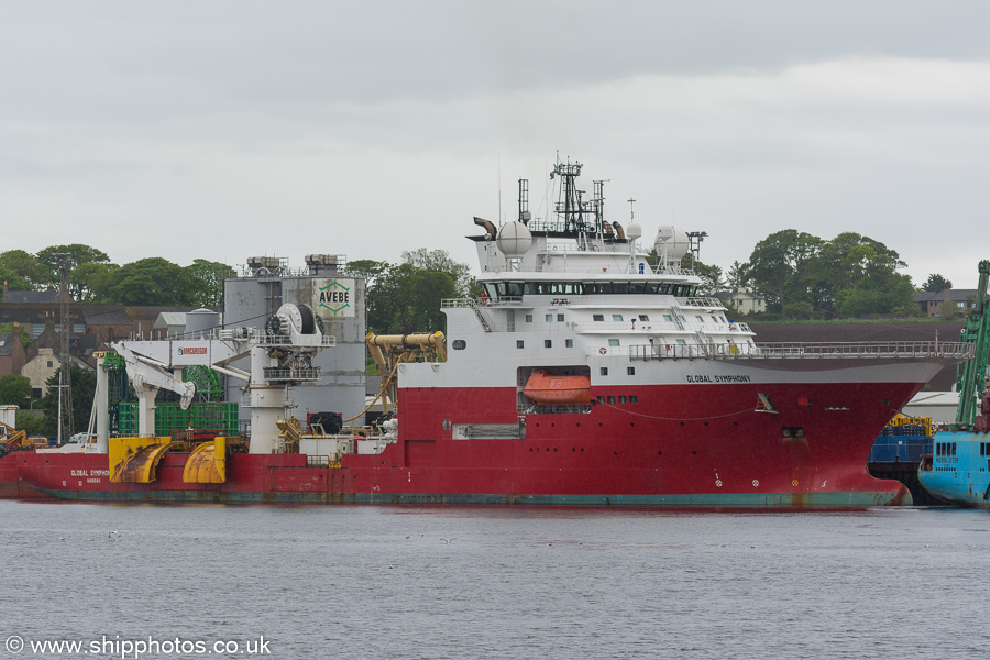 Photograph of the vessel  Global Symphony pictured at Montrose on 27th May 2019