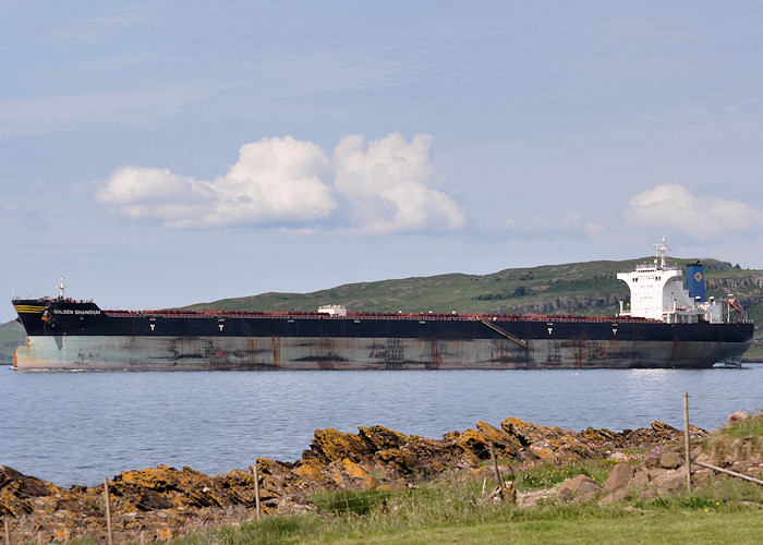  Golden Shanghai pictured departing Hunterston on 5th June 2012