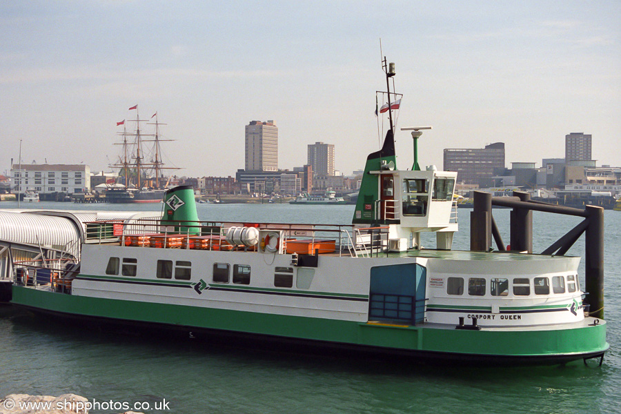  Gosport Queen pictured in Portsmouth Harbour on 2nd September 2002