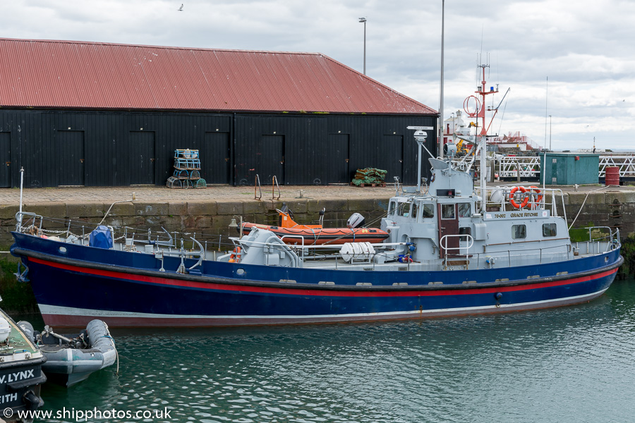 Photograph of the vessel RNLB Grace Ritchie pictured at Arbroath on 24th May 2015