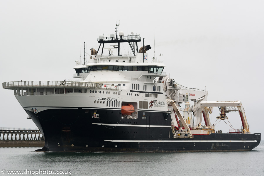 Photograph of the vessel  Grand Canyon pictured arriving at Blyth on 29th May 2016