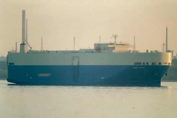 Photograph of the vessel  Grand Choice pictured arriving in Southampton on 15th November 1999