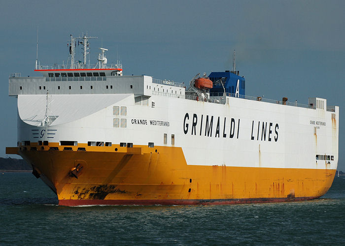  Grande Mediterraneo pictured arriving in Southampton on 22nd April 2006