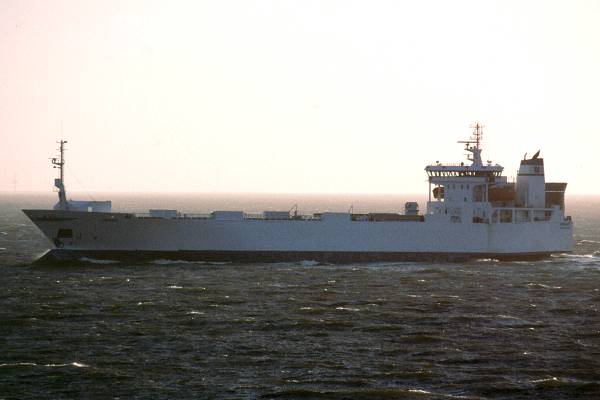 Photograph of the vessel  Grano pictured on the River Elbe on 29th May 2001