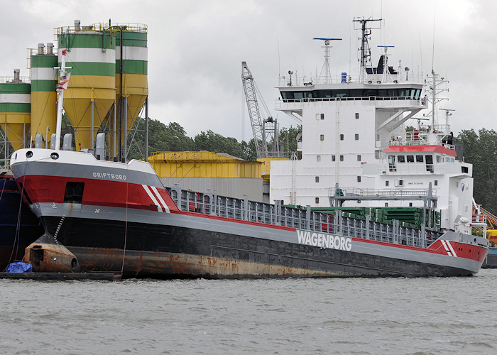 Photograph of the vessel  Griftborg pictured in Waalhaven, Rotterdam on 24th June 2012