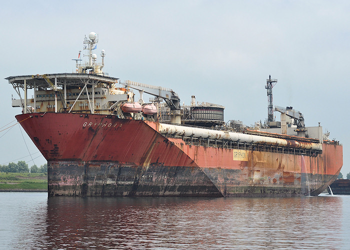 Photograph of the vessel  Gryphon A pictured in the Calandkanaal, Europoort on 26th June 2011