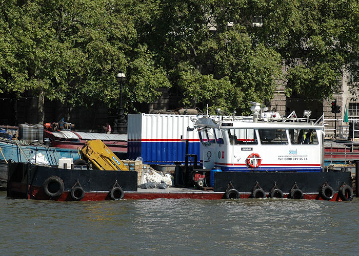 Photograph of the vessel  Gundog pictured in London on 23rd May 2010
