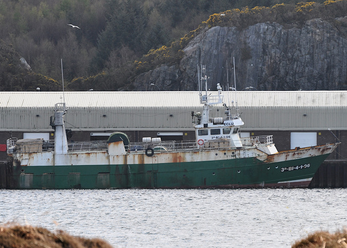 Photograph of the vessel fv Gure Kantabrico pictured at Lochinver on 13th April 2012