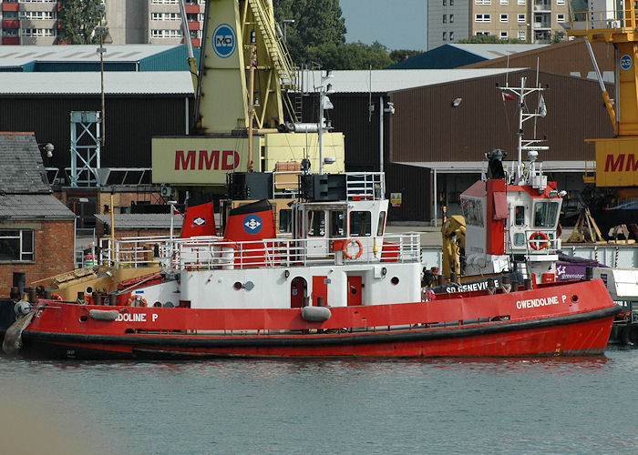  Gwendoline P pictured in Portsmouth Naval Base on 14th August 2010