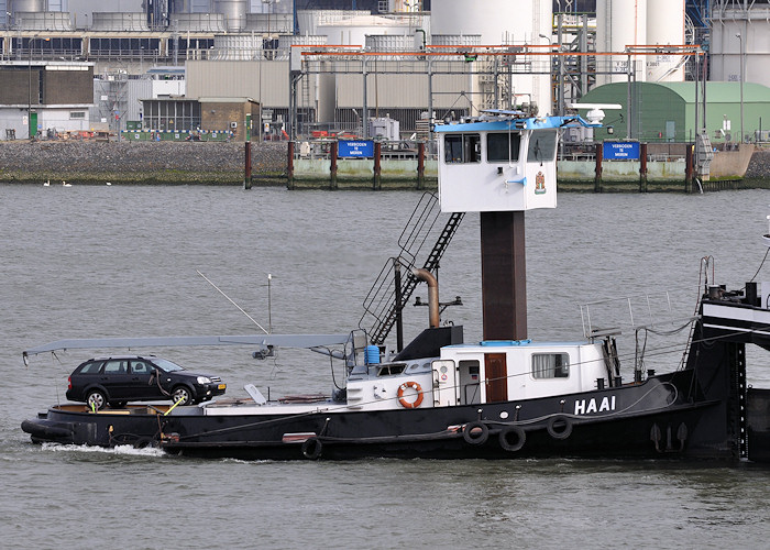 Photograph of the vessel  Haai pictured passing Vlaardingen on 25th June 2012