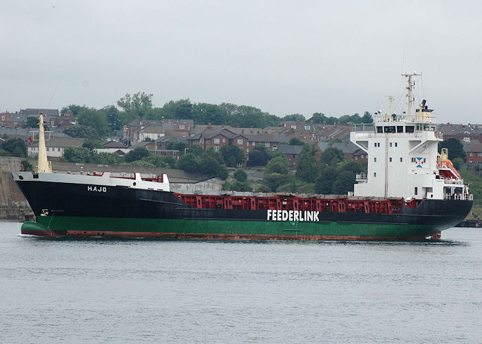 Photograph of the vessel  Hajo pictured on the River Tyne on 12th June 2007