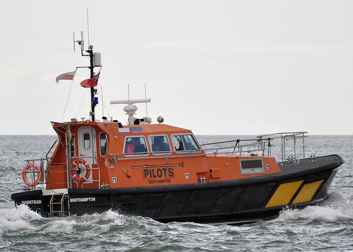 Photograph of the vessel pv Hamstead pictured departing Portsmouth Harbour on 20th July 2012