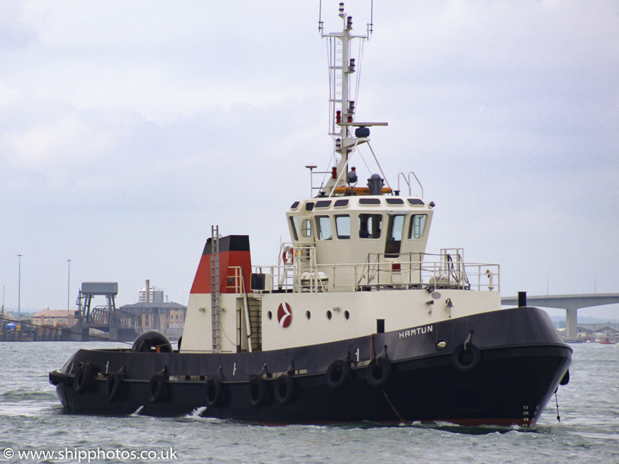 Photograph of the vessel  Hamtun pictured at Southampton on 10th June 1989