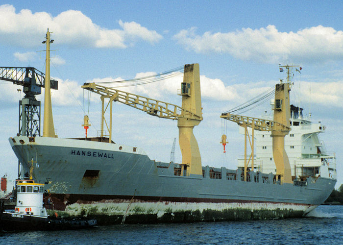 Photograph of the vessel  Hansewall pictured in Rotterdam on 20th April 1997