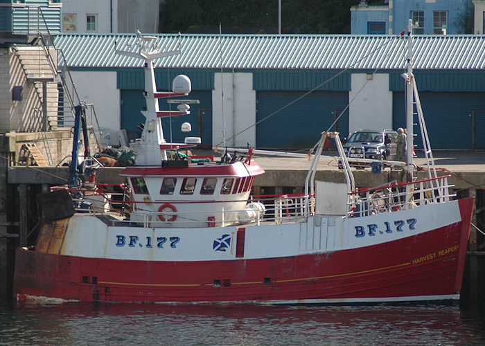 Photograph of the vessel fv Harvest Reaper II pictured at Oban on 23rd April 2011