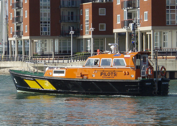 Photograph of the vessel pv Haslar pictured at Portsmouth on 26th June 2008