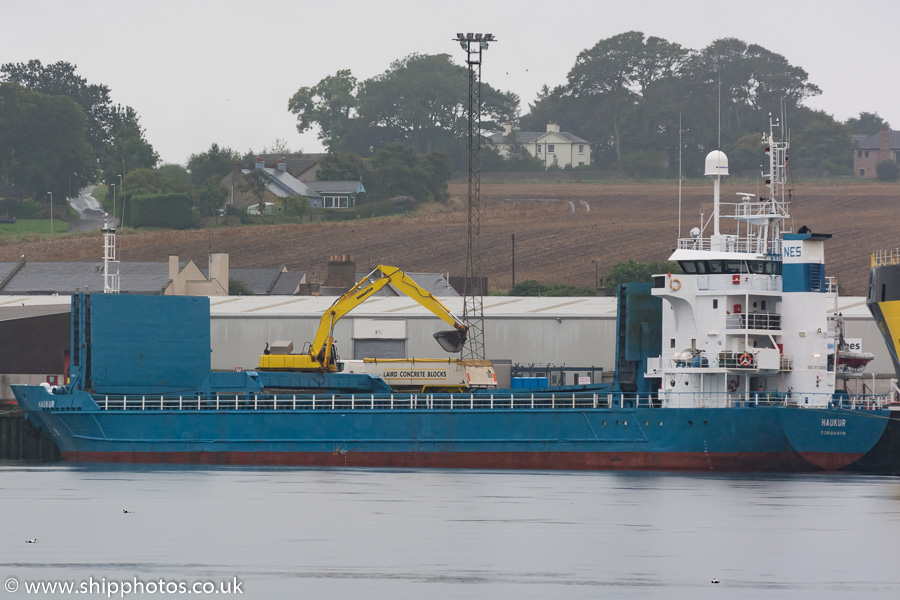 Photograph of the vessel  Haukur pictured at Montrose on 21st September 2015