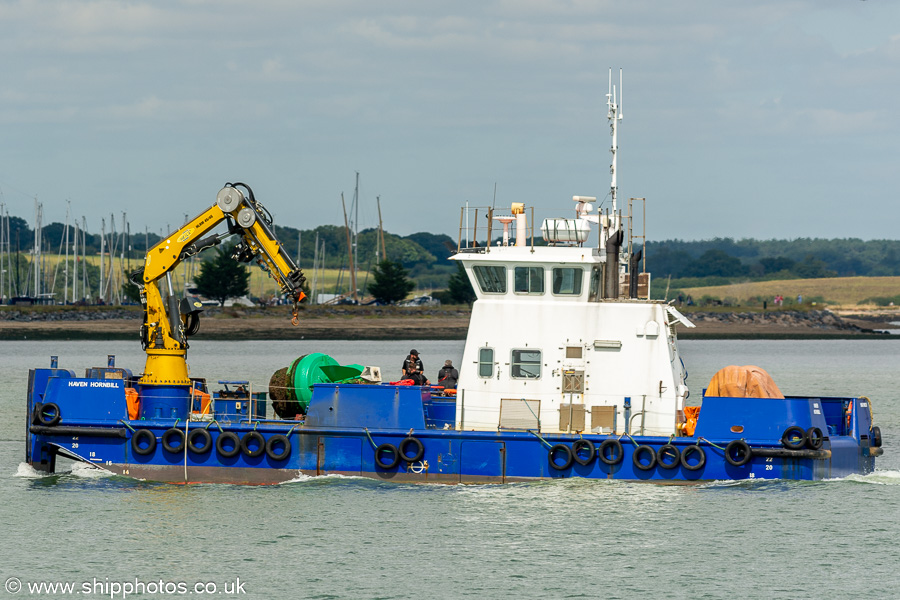 Photograph of the vessel  Haven Hornbill pictured at Harwich on 16th August 2024