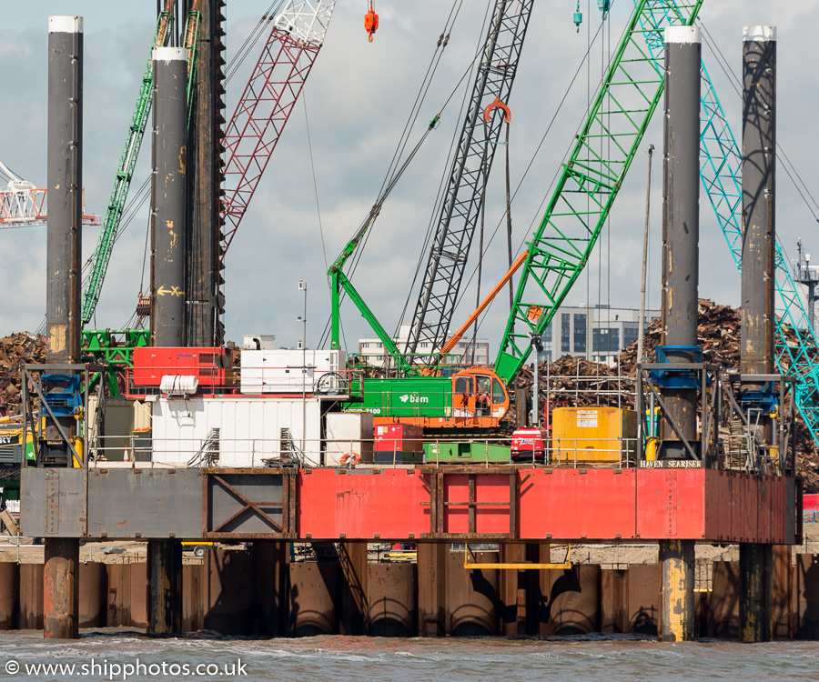 Photograph of the vessel  Haven Seariser pictured at the Liverpool2 Terminal development, Liverpool on 20th June 2015