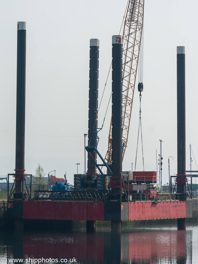 Photograph of the vessel  Haven Seariser pictured in James Watt Dock, Greenock on 21st April 2019