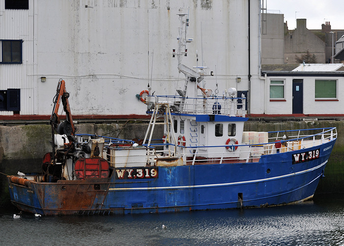 fv Headway X pictured at Peterhead on 15th April 2012