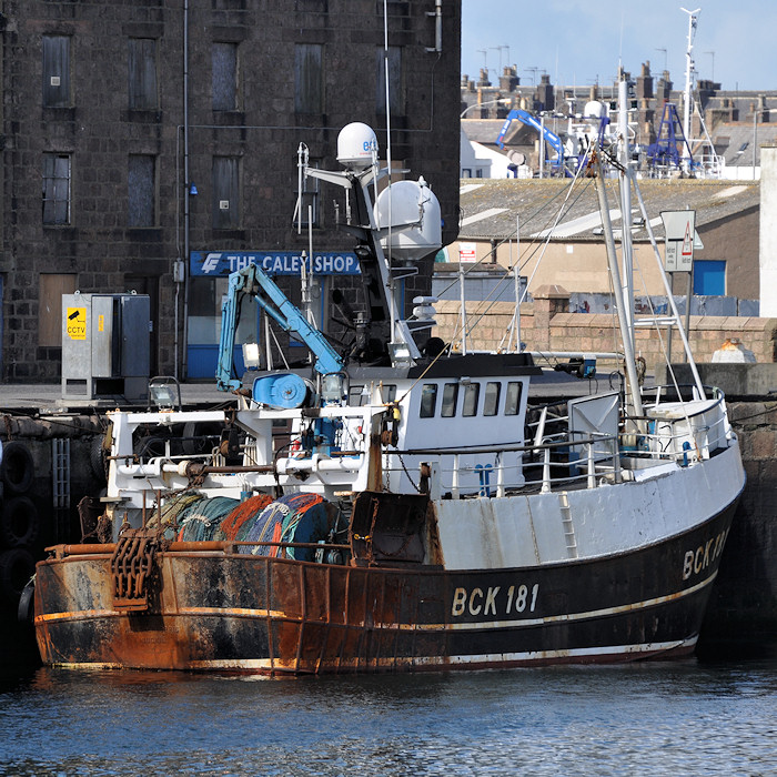 Photograph of the vessel fv Heather Sprig pictured at Peterhead on 15th April 2012