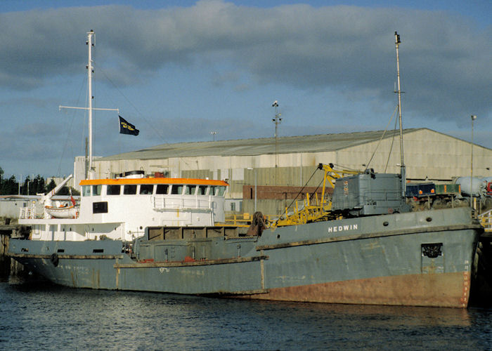 Photograph of the vessel  Hedwin pictured at North Shields on 5th October 1997