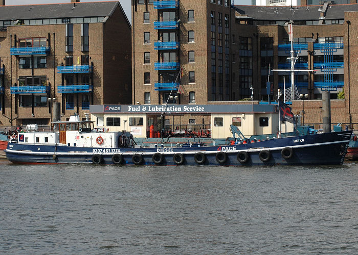 Photograph of the vessel  Heiko pictured in London on 11th June 2009