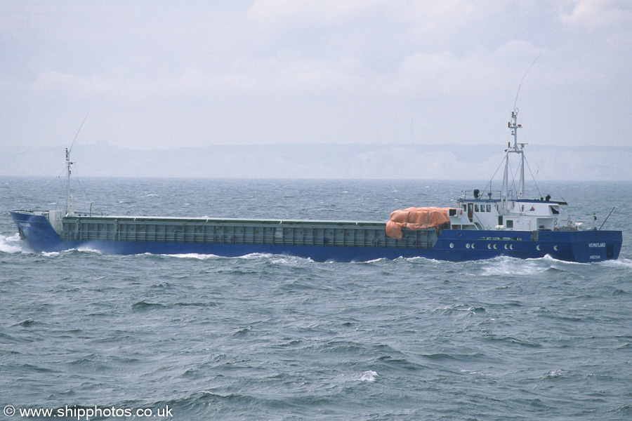 Photograph of the vessel  Heimatland pictured in the English Channel on 22nd June 2002