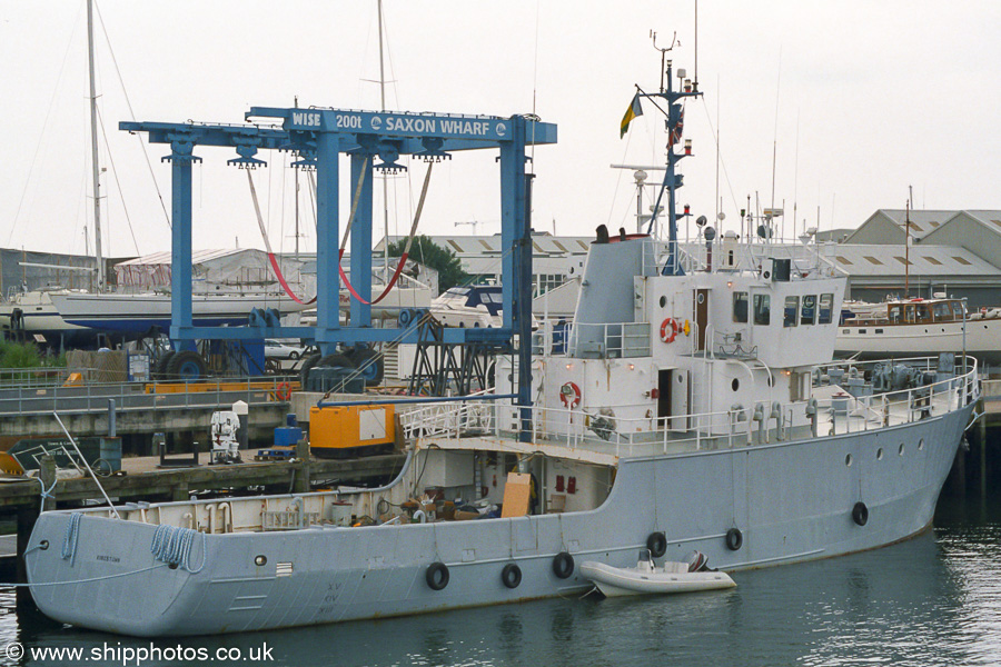Photograph of the vessel rv Heitee pictured at Southampton on 5th July 2003