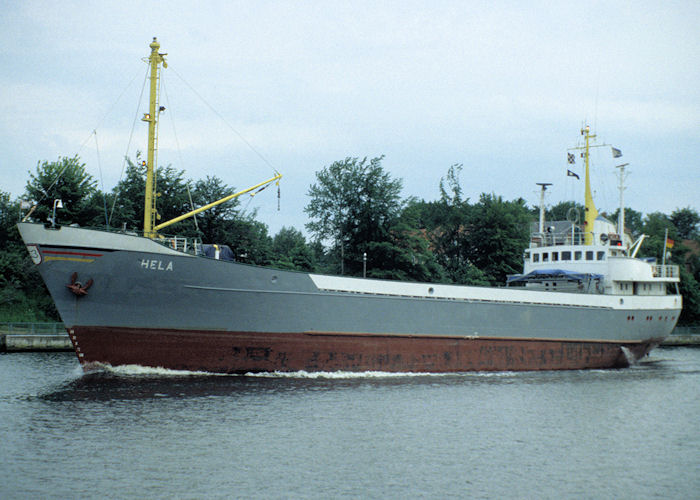  Hela pictured passing through Rendsburg on 8th June 1997