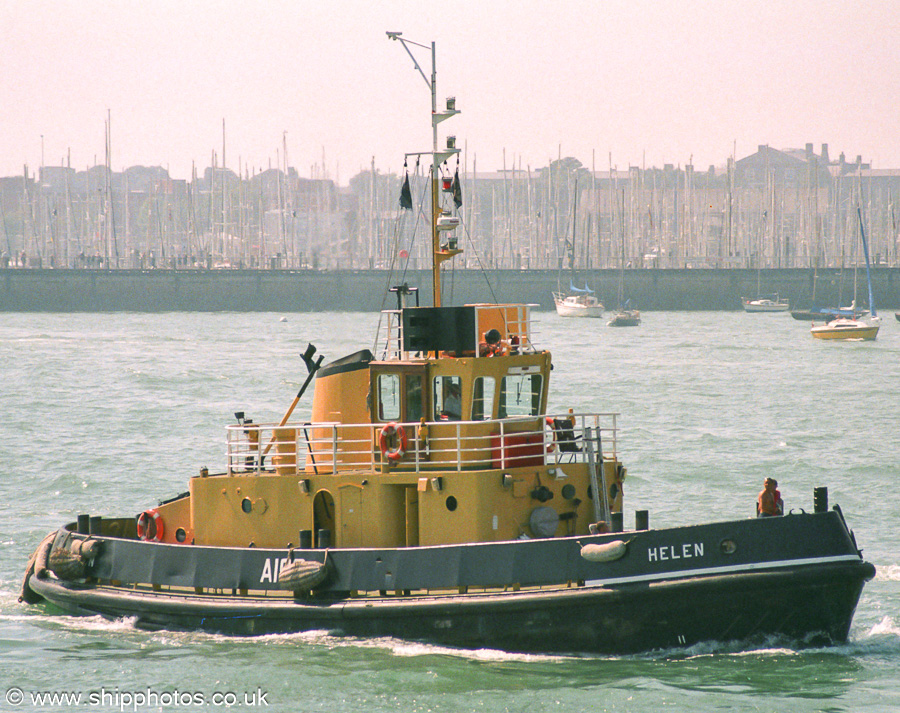 Photograph of the vessel RMAS Helen pictured in Portsmouth on 24th August 2001