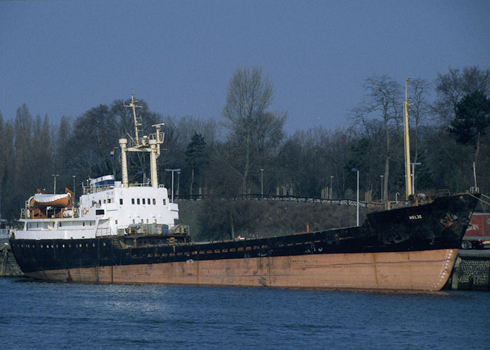 Photograph of the vessel  Helje pictured at Parkkade, Rotterdam on 14th April 1996