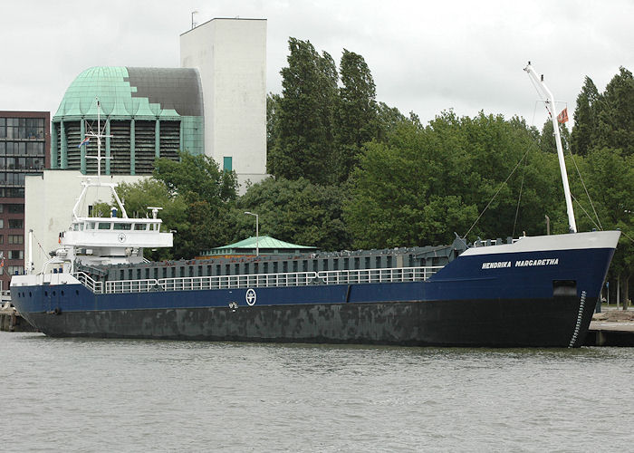 Photograph of the vessel  Hendrika Margaretha pictured at Parkkade, Rotterdam on 20th June 2010