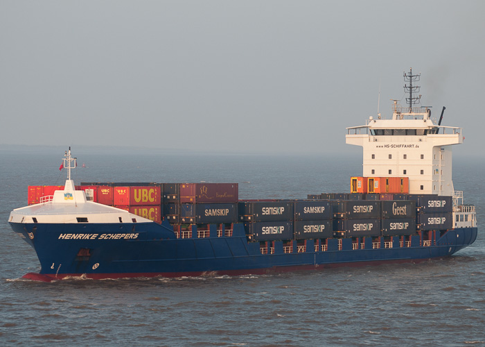 Photograph of the vessel  Henrike Schepers pictured on the River Humber on 18th July 2014