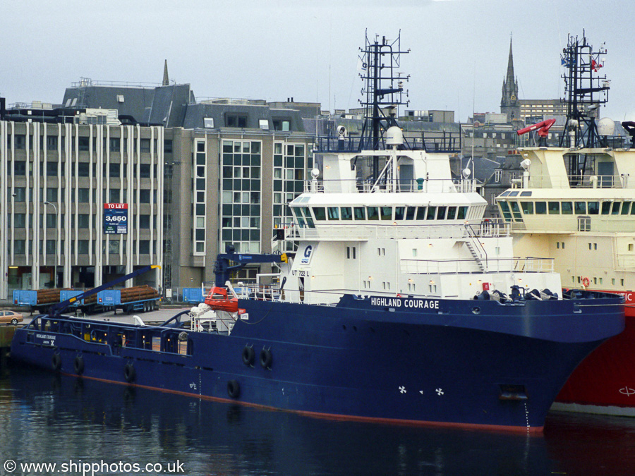  Highland Courage pictured at Aberdeen on 12th May 2003