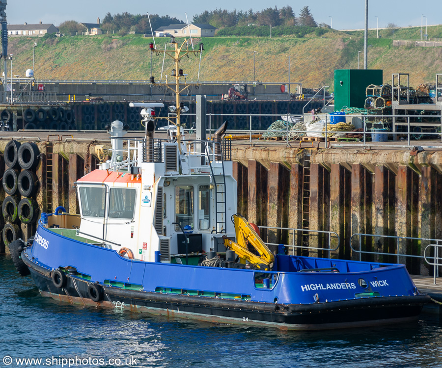Photograph of the vessel  Highlanders pictured at Scrabster on 13th May 2024