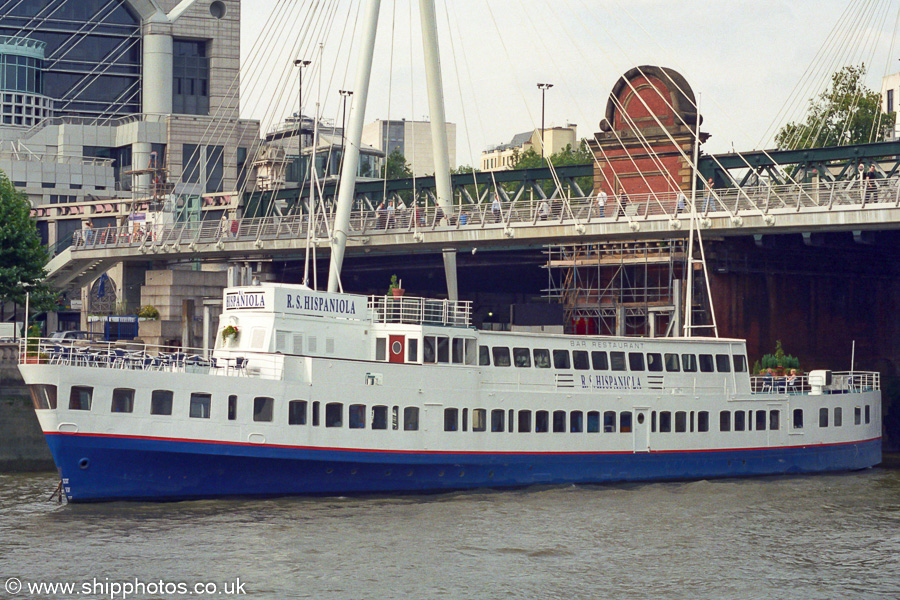  Hispaniola pictured in London on 3rd September 2002