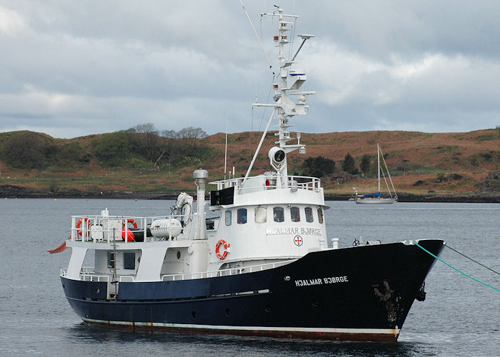 Photograph of the vessel  Hjalmar Bjørge pictured at Oban on 6th May 2010