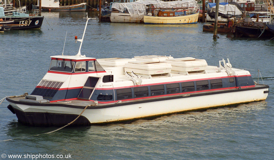 Photograph of the vessel  HM221 pictured at Southampton on 20th April 2002